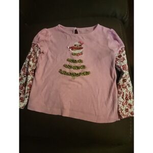 Gymboree cozy owl pink‎ Christmas tree top size 5t